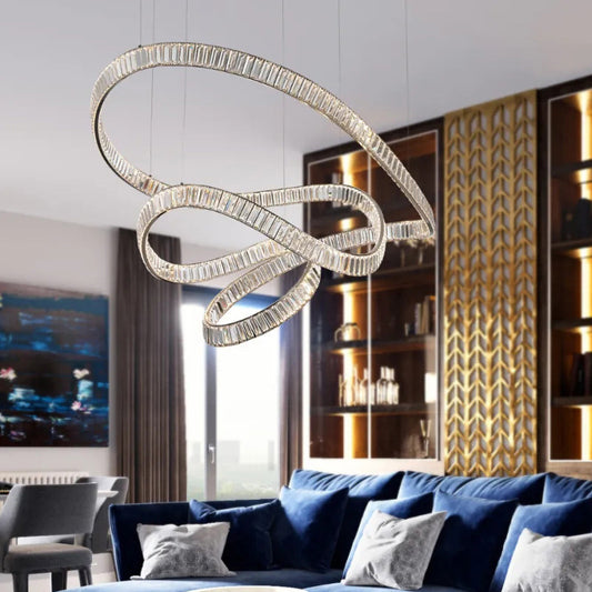 Modern Hotel Luxury Led K9 Crystal Chandeier