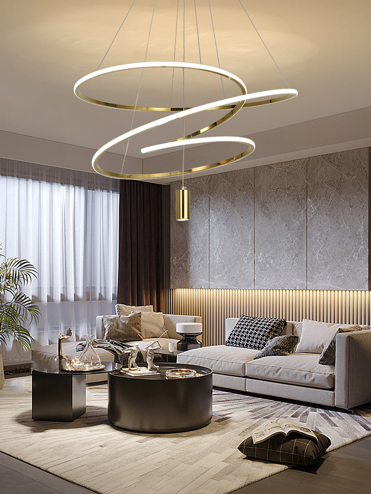 Living room modern led chandelier